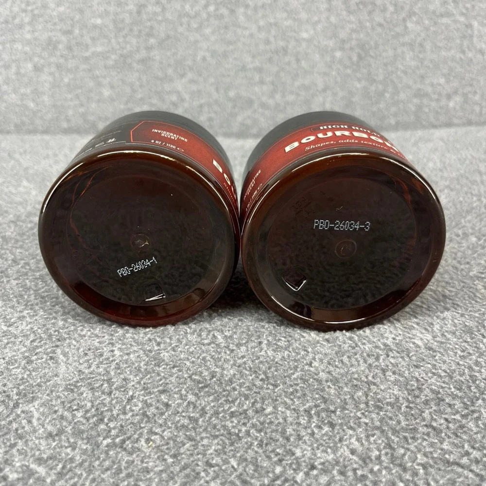 2x Belmont Lounge Pomade Men 4oz Bourbon Oak High Hold Texture Styling Wax READ